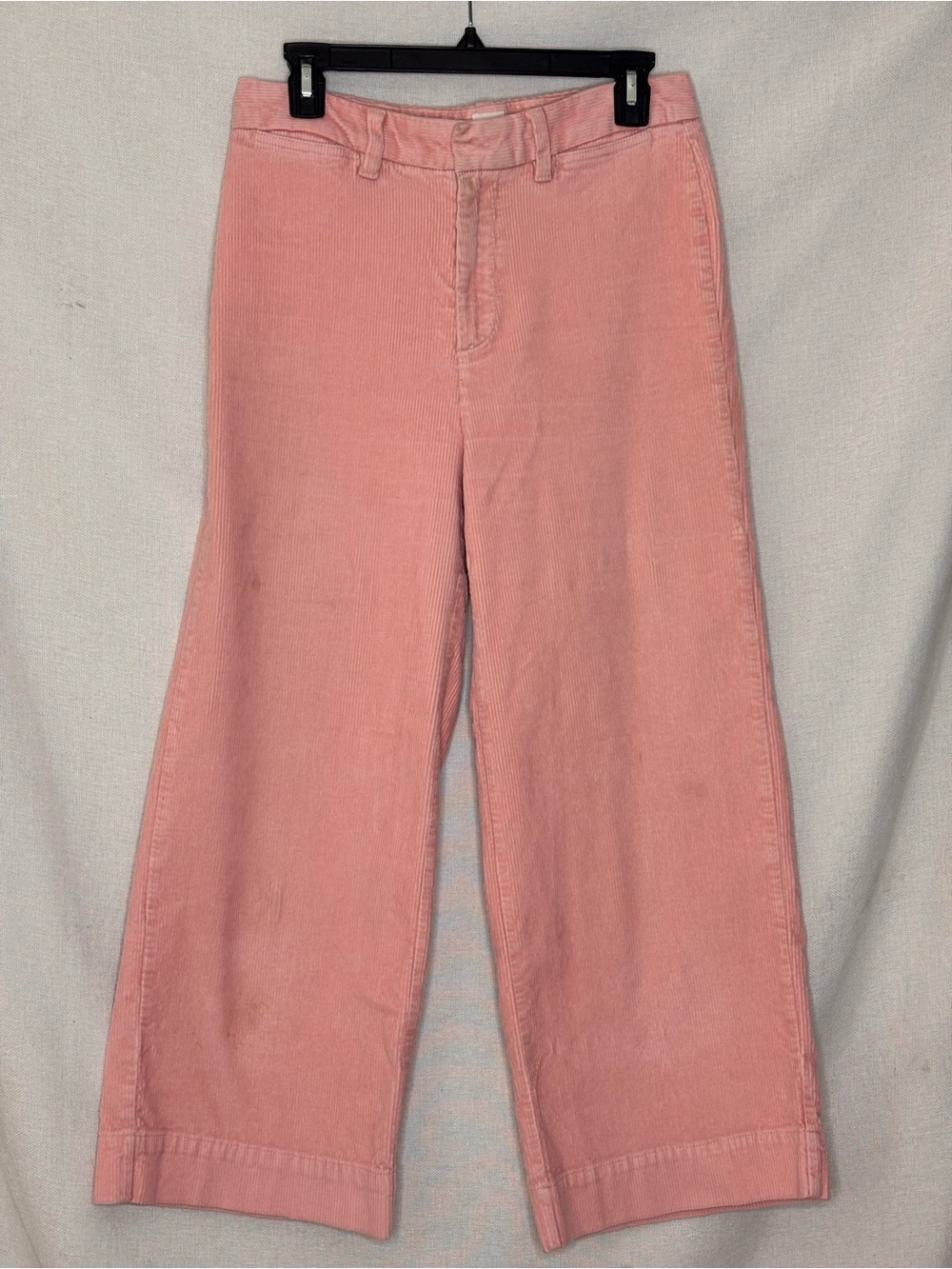 GAP High Rise Wide-Leg Crop pants in the Pink Slipper colorway, size 8.